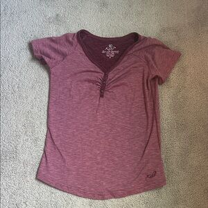 Kuhl Women's Short Sleeve Maroon Tee